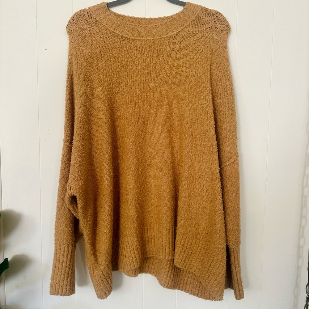Billabong Cozy Oversized Yellow Sweater Medium Large M/L